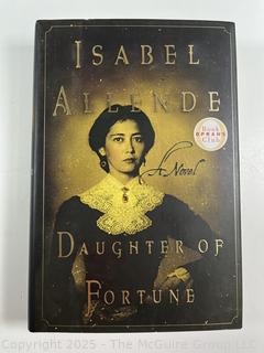 Four (4) Hard Cover Books with Dust Jackets Including "Daughter of Fortune" and First Edition of "A Bright Shining Lie"