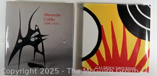 Two (2) Coffee Table Art Books of Alexander Calder 
