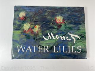 Water Lilies Hardcover Book on Claude Monet. 