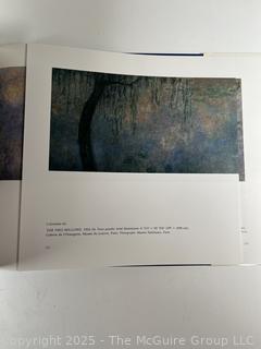 Water Lilies Hardcover Book on Claude Monet. 