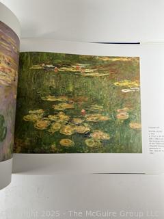 Water Lilies Hardcover Book on Claude Monet. 