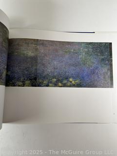 Water Lilies Hardcover Book on Claude Monet. 