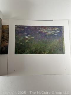 Water Lilies Hardcover Book on Claude Monet. 