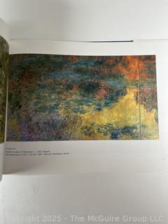 Water Lilies Hardcover Book on Claude Monet. 