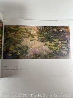 Water Lilies Hardcover Book on Claude Monet. 