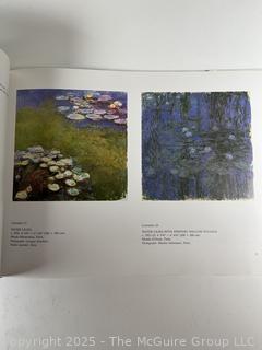 Water Lilies Hardcover Book on Claude Monet. 