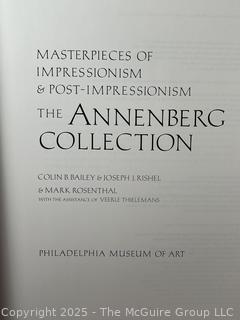 Two (2) Coffee Table Art Books on Impressionism and Post-Impressionism