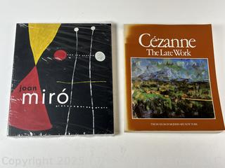 Two (2) Books Including Cézanne, The Late Work, and Joan Miró, The Ladder of Escape