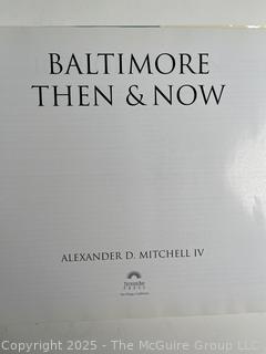 Two (2) Coffee Table Books About Baltimore MD