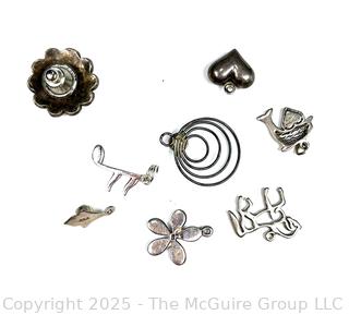 Group of Sterling Silver Charms and Pendants