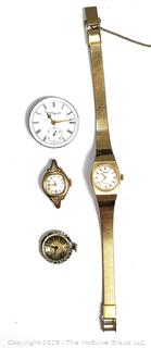 Four (4) Ladies' Watches. Untested