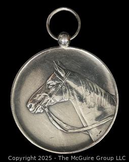 1928 Dutch Equestrian .833 Silver Medal. 50mm 37.5 grams