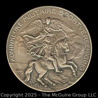 Royal Military Sports Association Bronze Medal for 1926 Bronze Medal Horse Dressage 2nd Place. 50mm