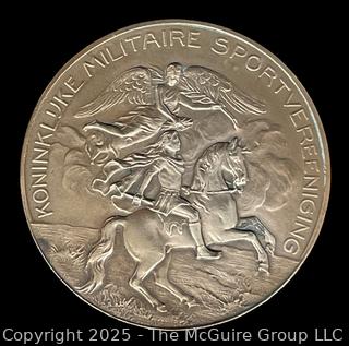 Royal Military Sports Association Bronze Medal for 1927 Individual Equestrian Medal in Dressage. 50mm