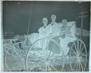 Six (6) Glass Plate Negatives of Rural Life Circa 1900. 4" x 6"