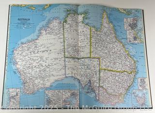 National Geographic Atlas of the World 4th Edition 1974 Coffee Table Book