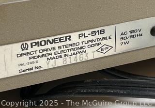 Pioneer PL-518 Direct Stereo Turntable