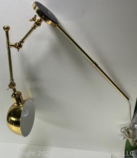 Wall Mount Brass Articulating Lamp