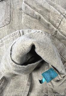 Ralph Lauren Women's Button-Up Linen Utility Field Jacket, New with Tags 
