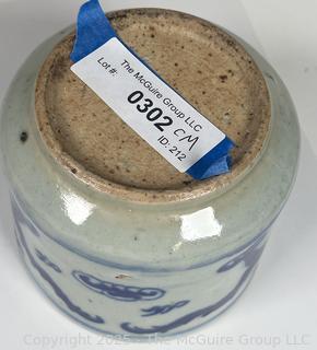 Chinese Blue and White Porcelain Brush Pot
