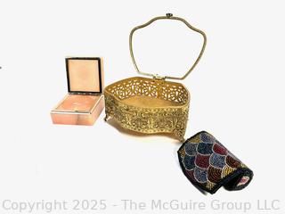 Three (3) Jewelry and Trinket Boxes