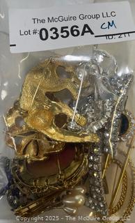 Collection of Costume Jewelry Brooches