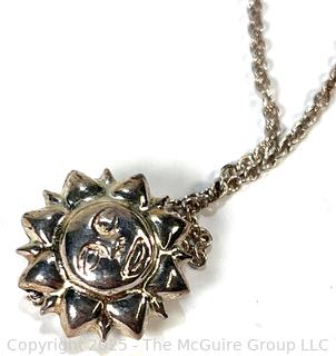 Two (2) Sterling Silver Pendant Necklaces