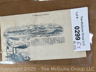 Cached Historic Envelope. Iron-Clad Civil War Boats
