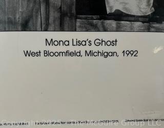 Unframed Poster "Mona Lisa's Ghost" Signed by Author Edward Sarkis Balian 1973