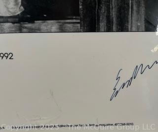 Unframed Poster "Mona Lisa's Ghost" Signed by Author Edward Sarkis Balian 1973