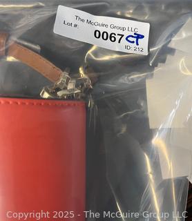 Michael Kors Red & White Colorblock Crossbody Handbag, New with Tag