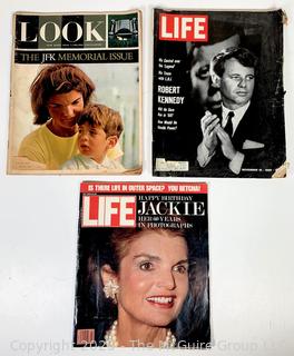 Look and Life Magazines on the Kennedy's