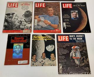Life Magazines and Memorabilia on NASA and Apollo Moon Flights