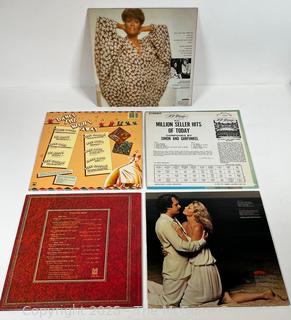 Five (5) LP Vinyl Records Including Warwick, Sherman, Captain and Tennille. 