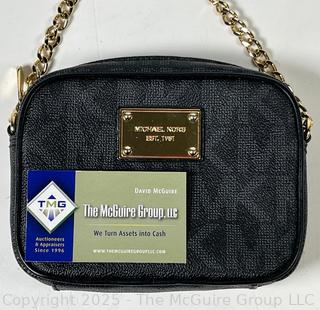 Michael Kors Signature Logo Tote Handbag.