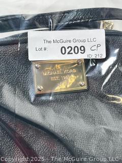 Michael Kors Signature Logo Tote Handbag.