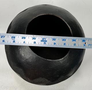 Hand-Thrown and Incissed African Zulu Beer Pot