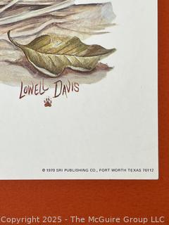 Six  (6) Including Lowell Davis 1970 of Common Birds  and  NASA Space Shuttle Launches. 20 x 12"