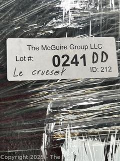 Le Creuset Black Cast Iron Reversible Grill Griddle.   9x18" 
