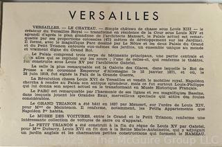 Versailles Postcard Book  by Heliogravure D'Art 