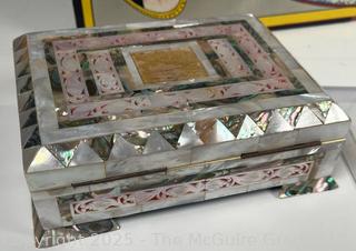Vinyl Records, Game Board, Red Lacquer Box, Jewelry Box, Landscaping Book and More.