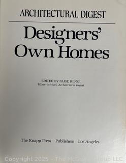 Three (3) Books Including Interior and Graphic Design