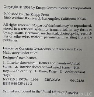 Three (3) Books Including Interior and Graphic Design