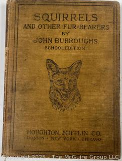 Vintage Animal Books: 1901 John Burroughs "Squirrels and Other Fur-Bearers Animals", and" Dogs by Ylla"