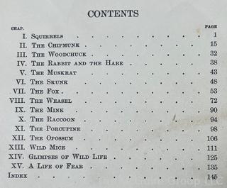 Vintage Animal Books: 1901 John Burroughs "Squirrels and Other Fur-Bearers Animals", and" Dogs by Ylla"