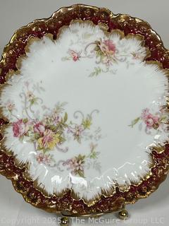 Three (3) Decorative Porcelain Plates, 2 French and 1 English
