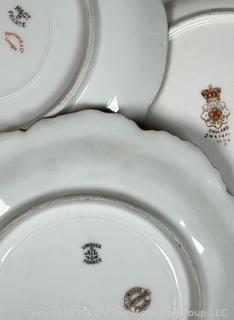 Three (3) Decorative Porcelain Plates, 2 French and 1 English