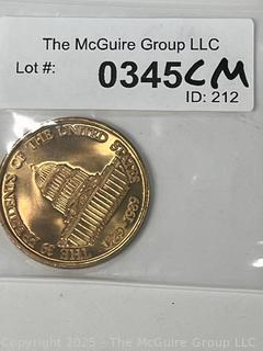 Gold Toned Commemorative Medal Honoring the First 39 U.S. Presidents 