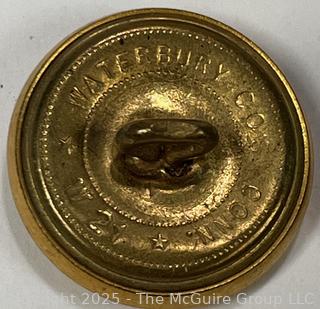 Four (4) US Army WW2 Era Waterbury Uniform Buttons