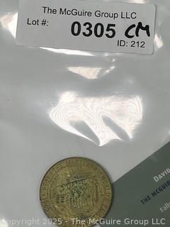 Three (3) U.S. Army Corps Engineers "Essayons" Uniform Buttons